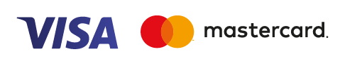 Visa and Mastercard Accepted
